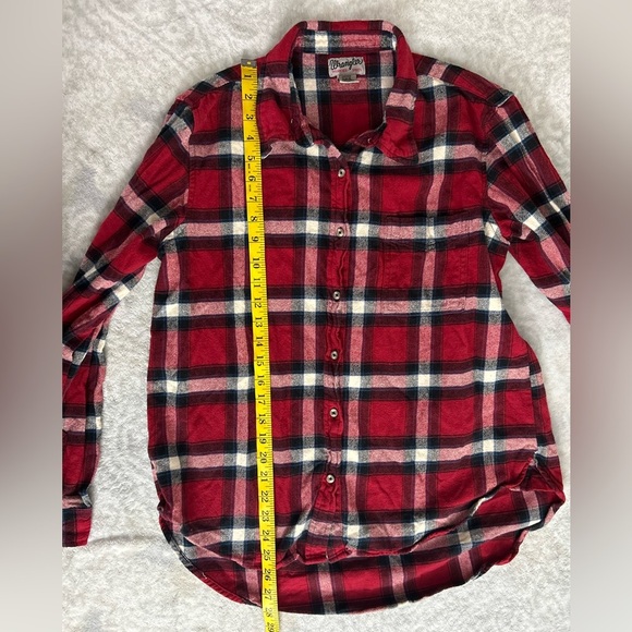 Wrangler Wrancher Flannel Button Down Shirt - Picture 3 of 5